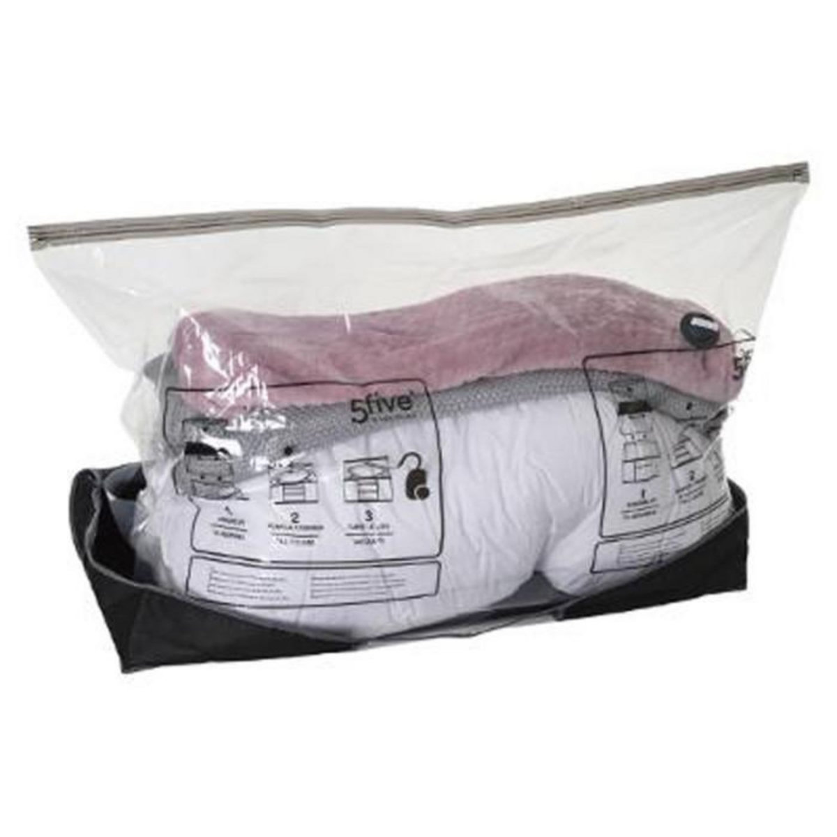 FIVE Sac de Rangement Compresseur  Lit  100cm Gris