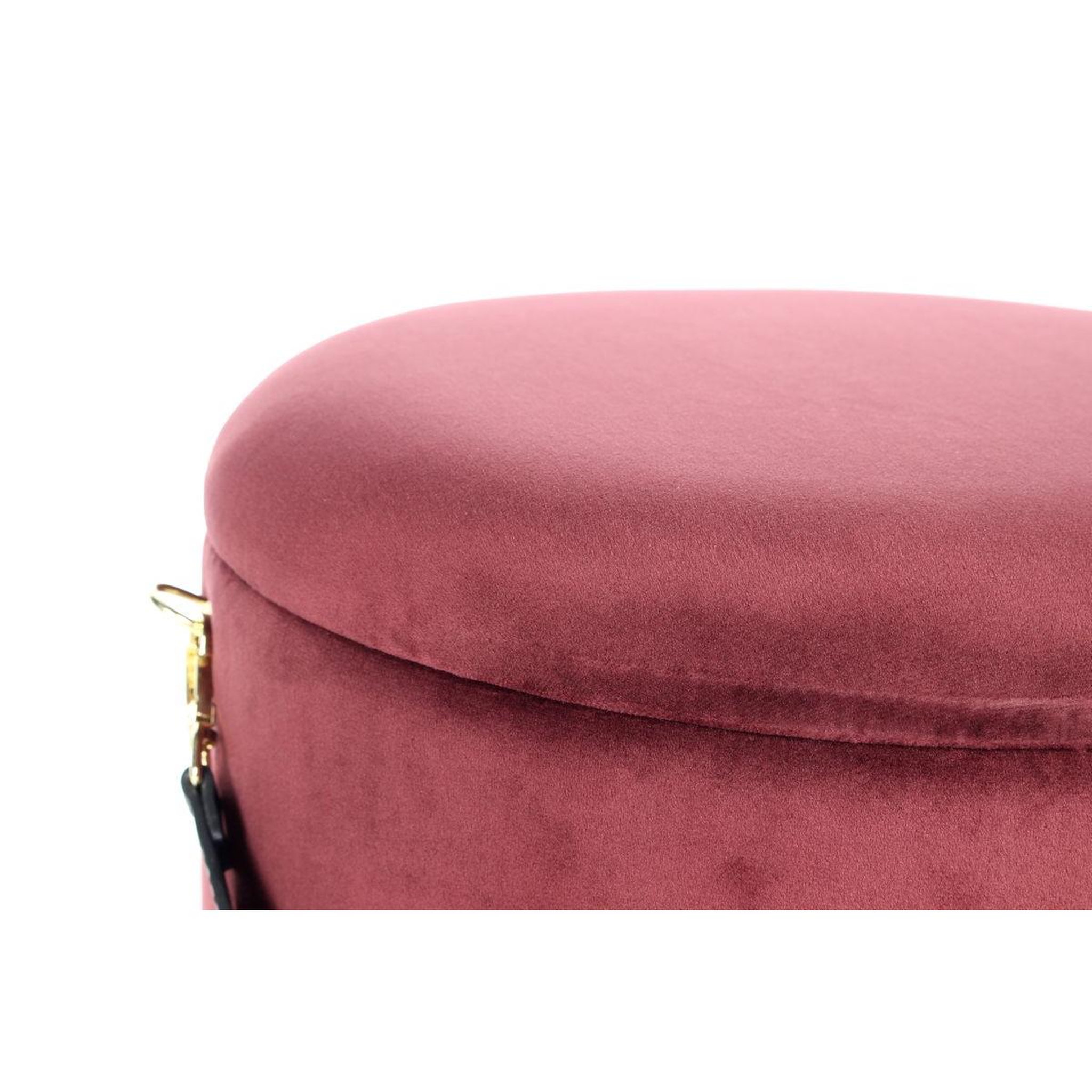 Voir la diapositive 3 : Paris Prix Lot de 2 poufs & coffres de rangement  arabella  44cm rouge