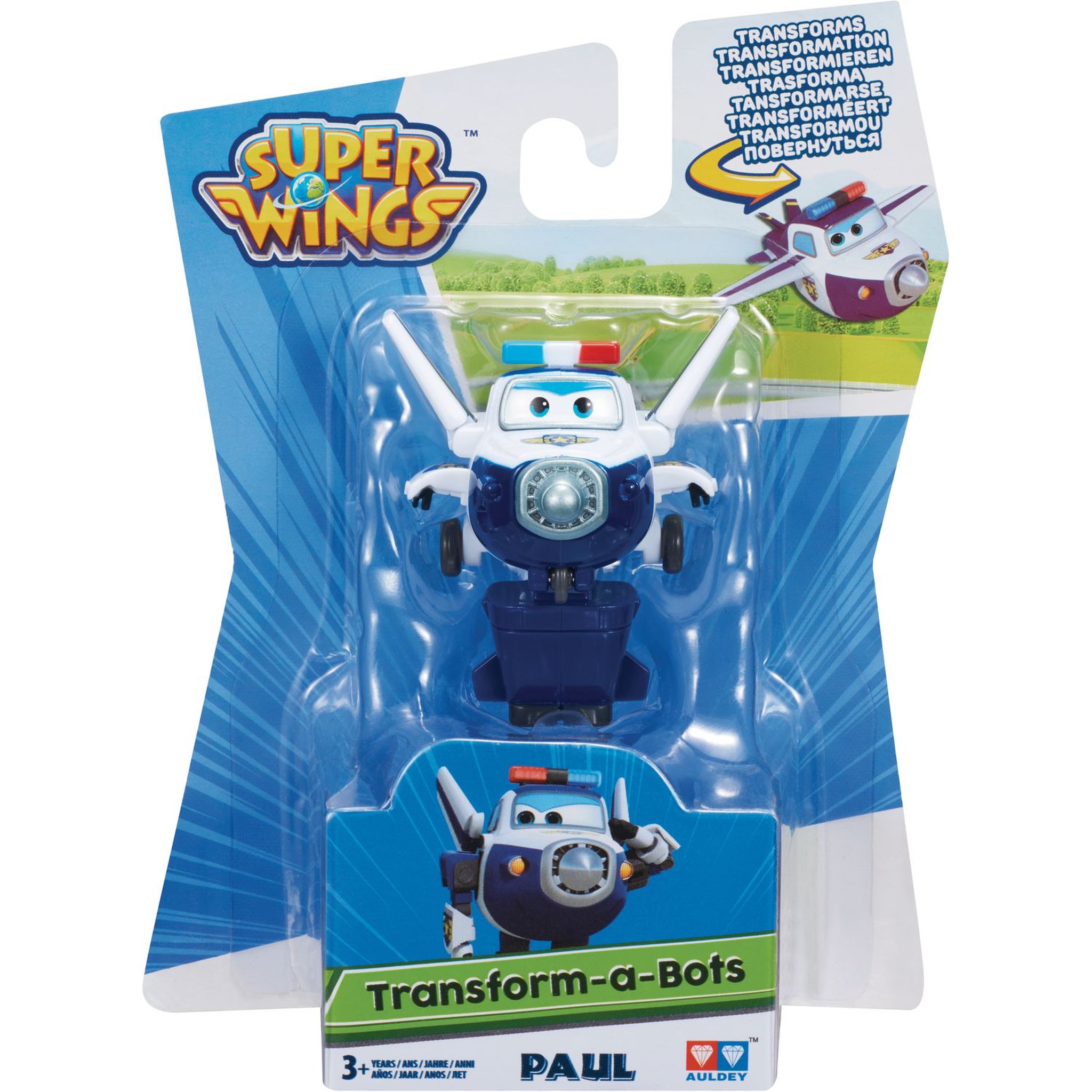 Voir la diapositive 7 : Auldey Super Wings - Donnie - Transform a bots