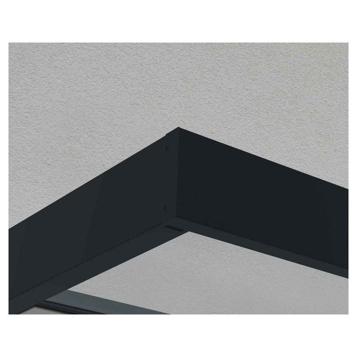 Canopia by PALRAM Marquise - Anthracite - 95x215cm - SOPHIA 2150