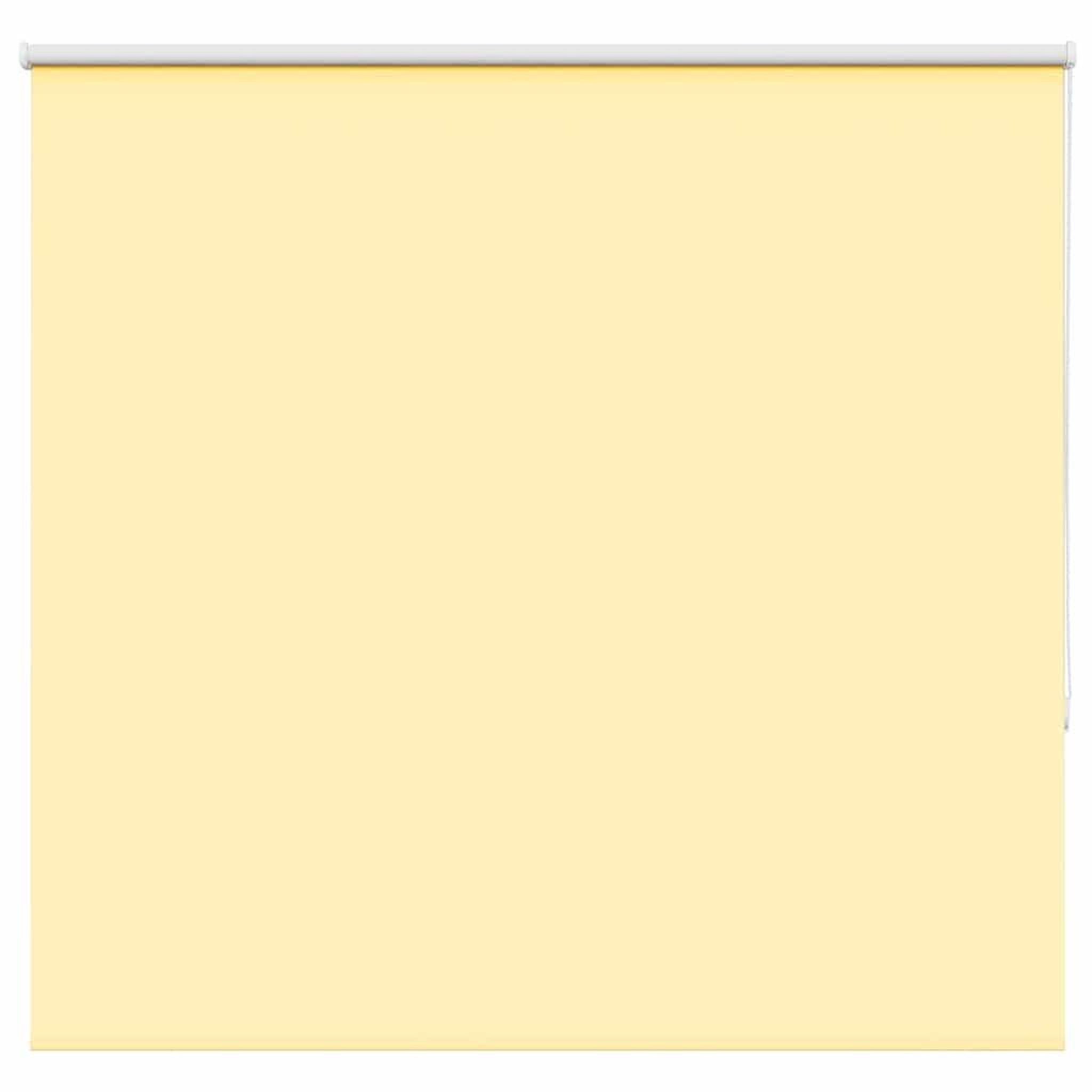 VIDAXL Store enrouleur occultant jaune largeur du tissu 151,6 cm