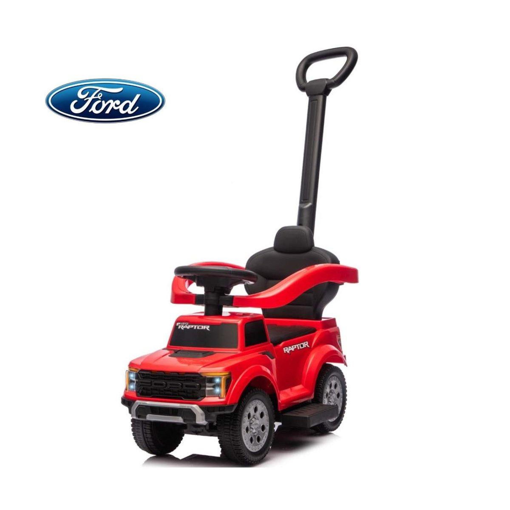 Voir la diapositive 4 : MILLY MALLY Porteur  ford f-150 3 en 1 rouge - avec canne de guidage
