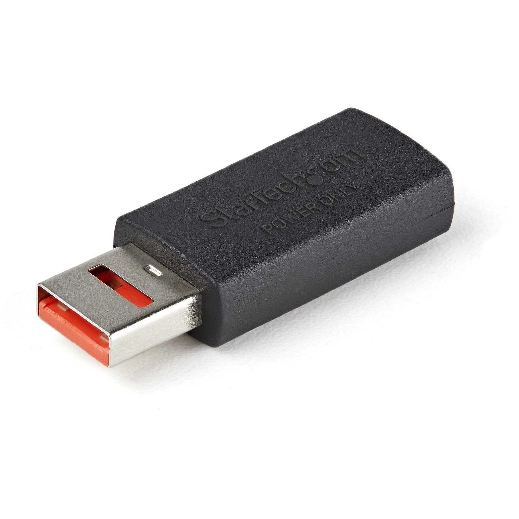 Voir la diapositive 2 : Startech Startech.com adaptateur chargeur usb sécurisé - data blocker - charge only usb-a mâle vers femelle - protection chargeur no-data pour smartphone/tablette - adaptateur blocage transfert données usb