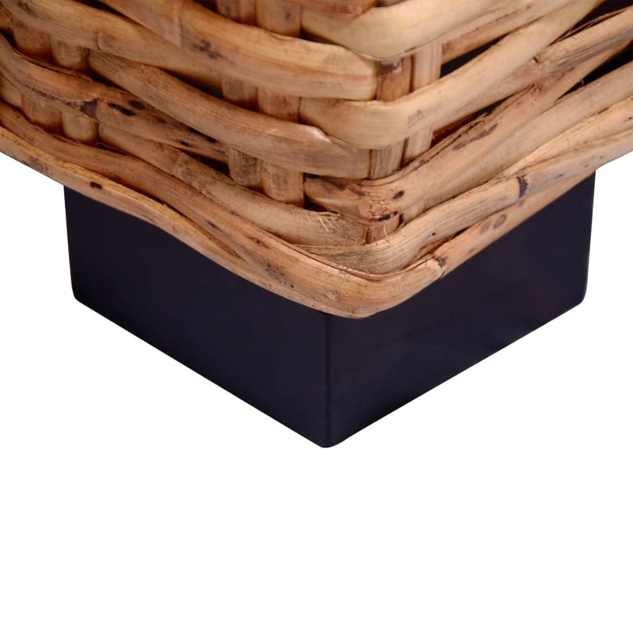 Voir la diapositive 4 : VIDAXL Canape a 3 places de jardin Rotin naturel