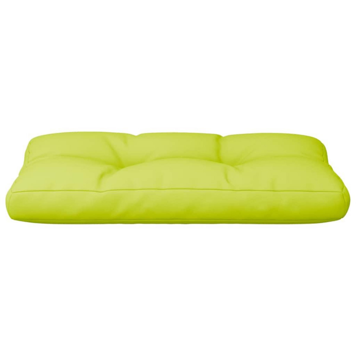 VIDAXL Coussin de palette vert vif 70x40x12 cm tissu