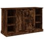 Voir la diapositive 2 : VIDAXL Buffet Chene fume 100x35,5x60 cm Bois d'ingenierie