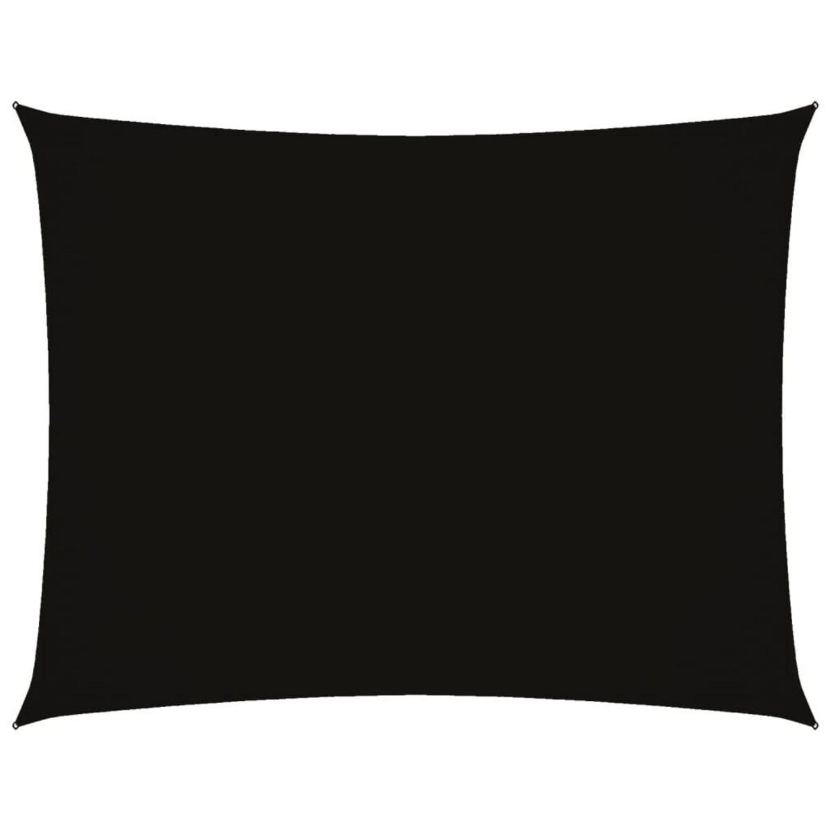 VIDAXL Voile de parasol tissu oxford rectangulaire 2,5x3,5 m noir