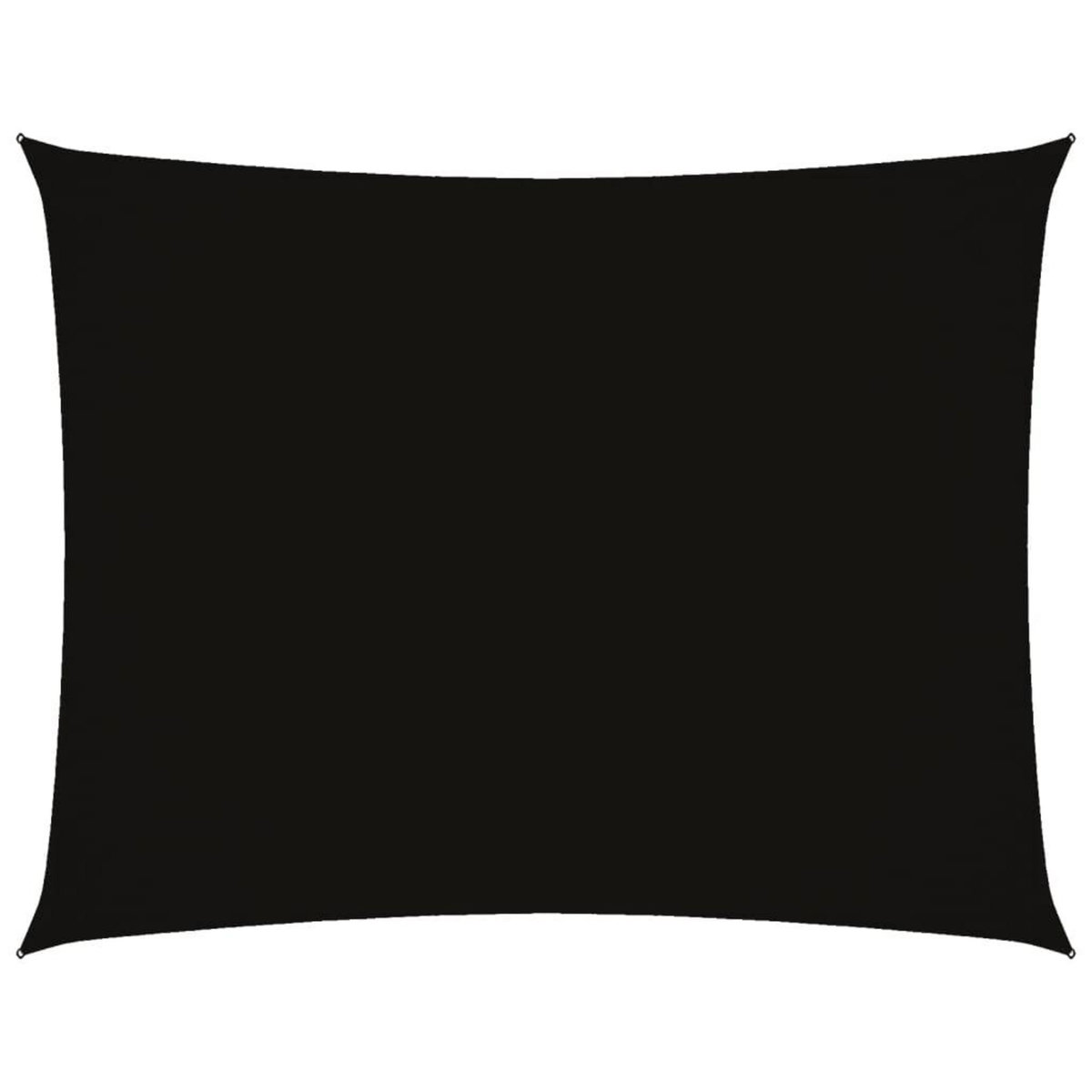 VIDAXL Voile de parasol tissu oxford rectangulaire 2,5x3,5 m noir
