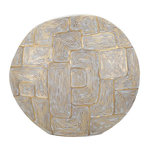 Paris Prix Vase Design en Résine  Elips  48cm Or