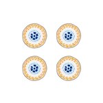 BJORN Assiette NAPOLI Ø20cm - 4 pièces - Agrume