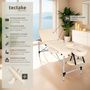 Voir la diapositive 2 : tectake Table de massage portable pliante à 3 zones largeur 60 cm et rembourrage de 5 cm beige