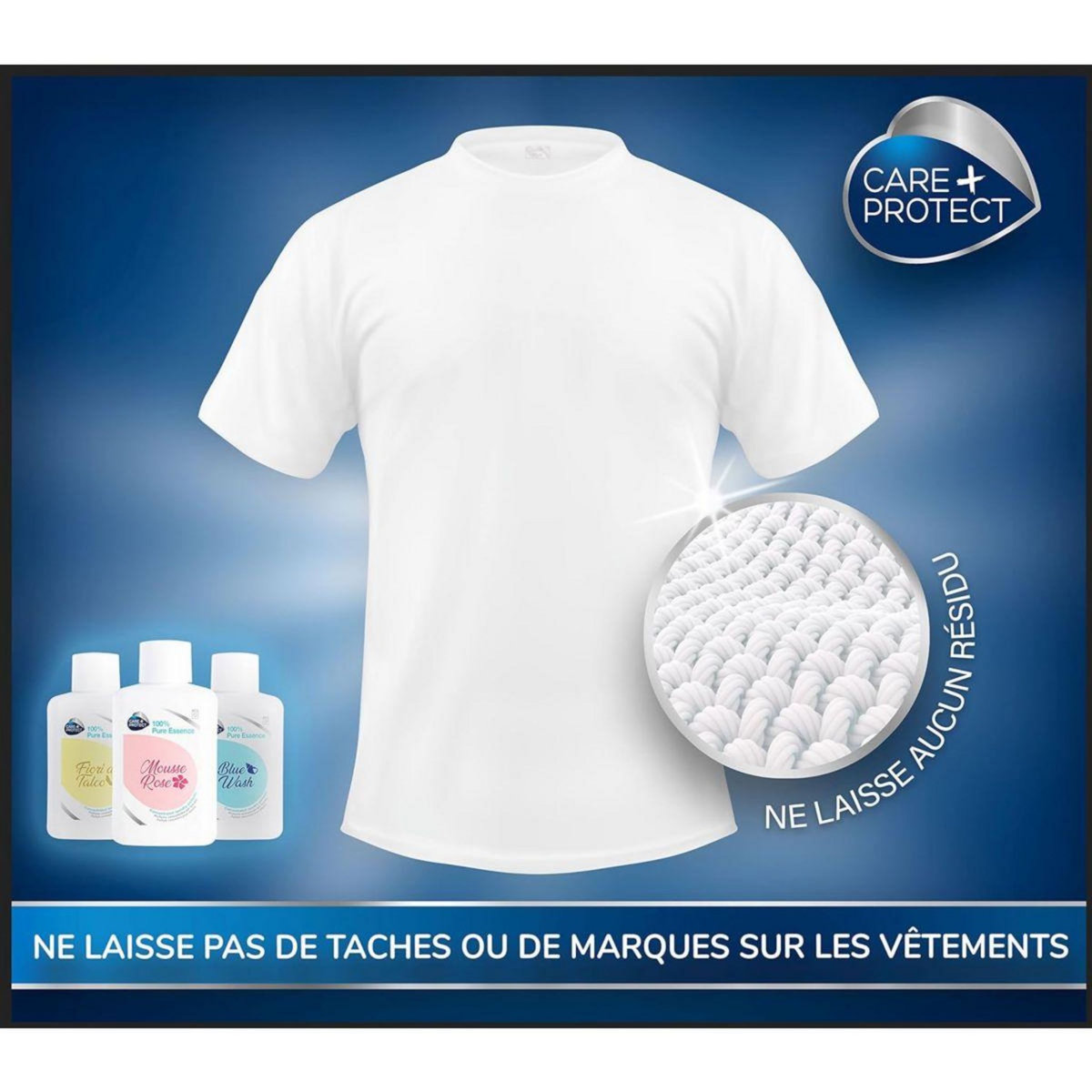 CARE PROTECT Parfum de linge pour lave-linge / Talco Wash (Testé derm