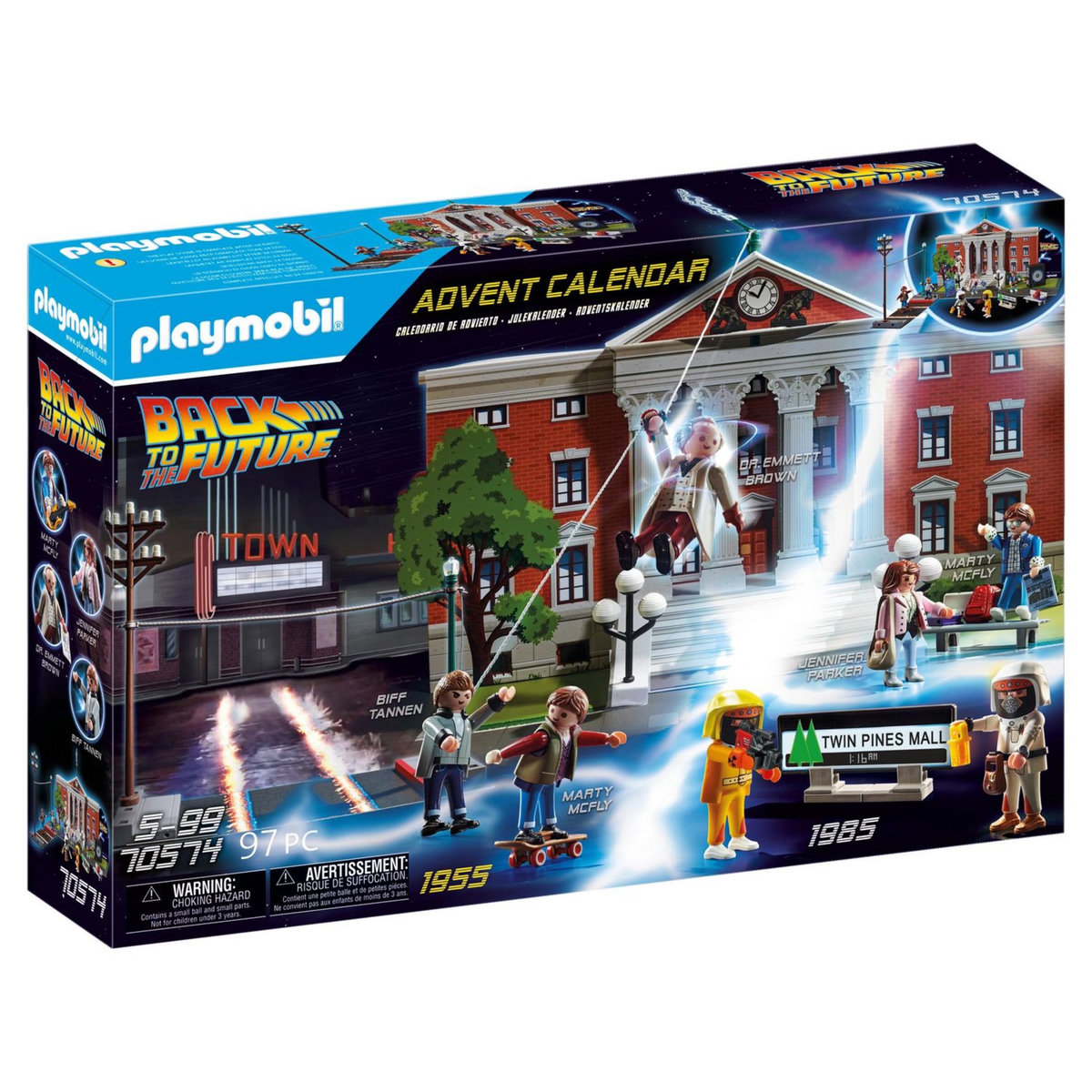 PLAYMOBIL 70574 - Calendrier de l'Avent Back to the future 