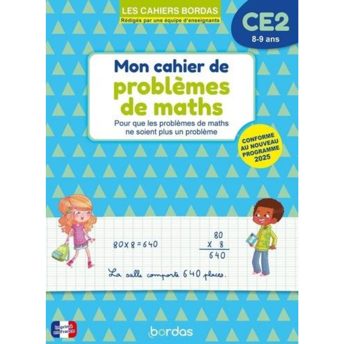MON CAHIER DE PROBLEMES DE MATHS CE2. EDITION 2025, Charles Alain