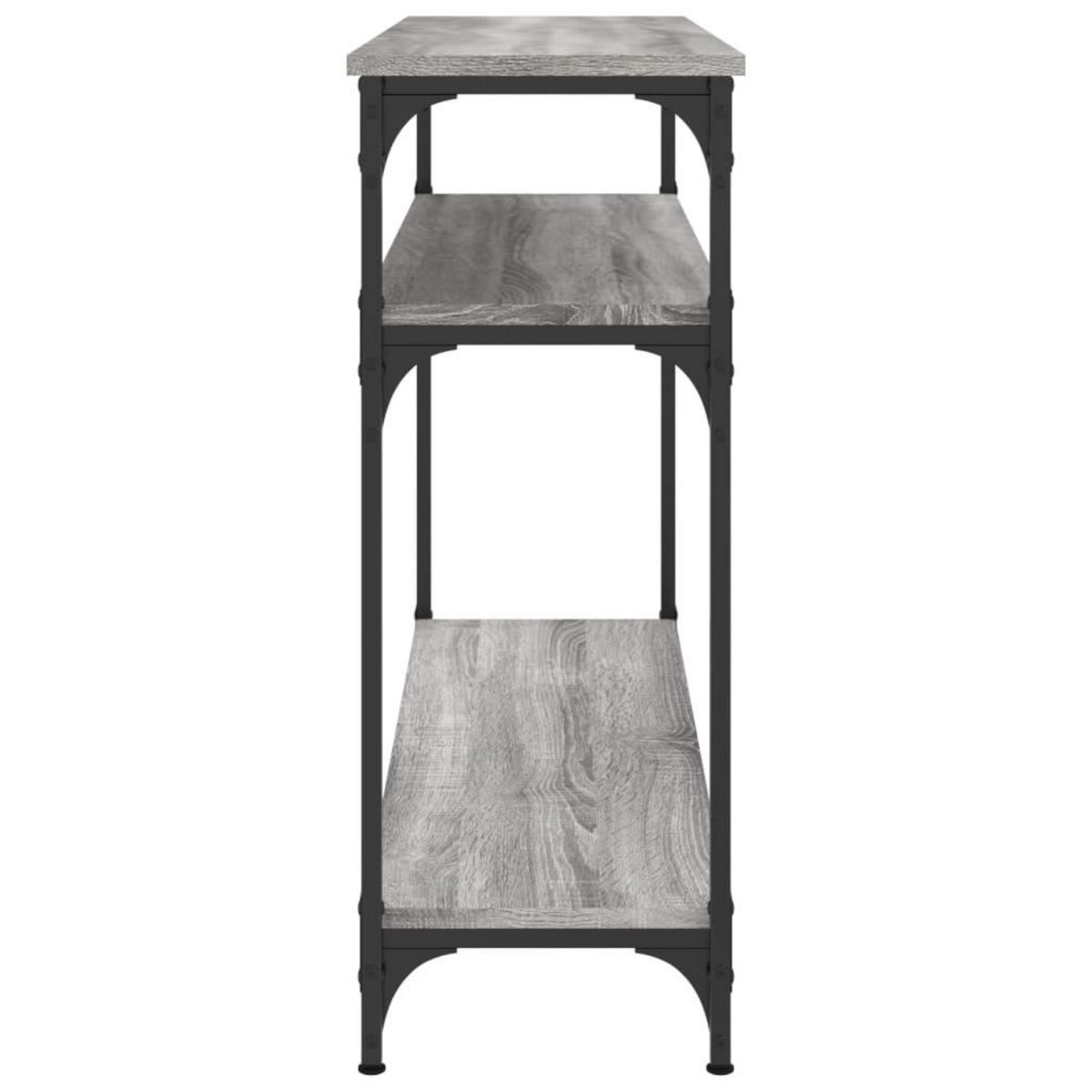 VIDAXL Table console sonoma gris 100x29x75 cm bois d'ingenierie