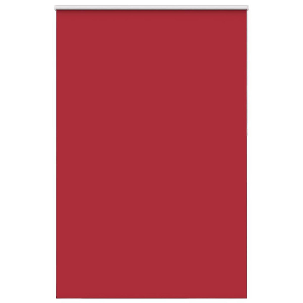 VIDAXL Store enrouleur occultant rouge largeur du tissu 156,6 cm