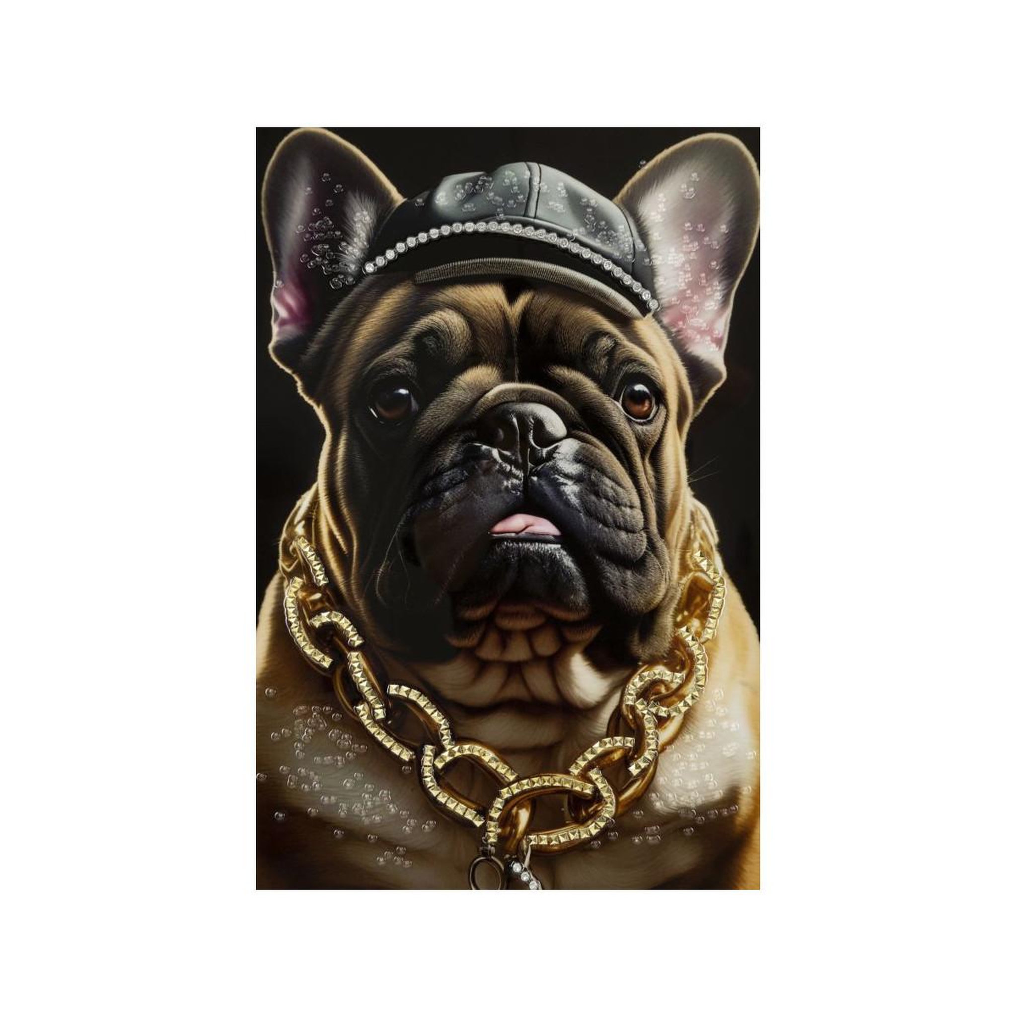 Voir la diapositive 2 : Paris Prix Tableau imprimé déco  bully  62x82cm multicolore
