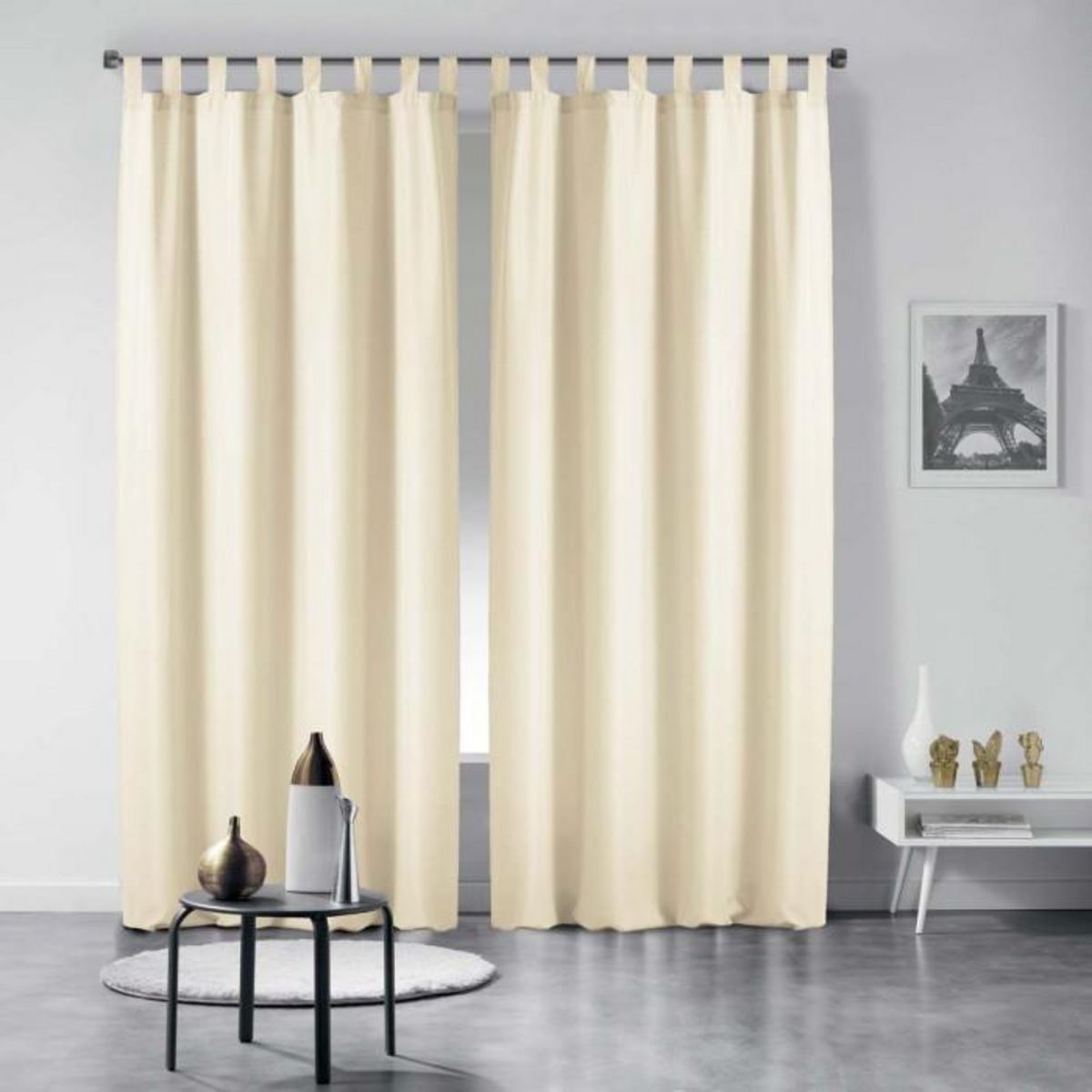 Paris Prix Rideau à Passants  Essentiel  140x260cm Naturel