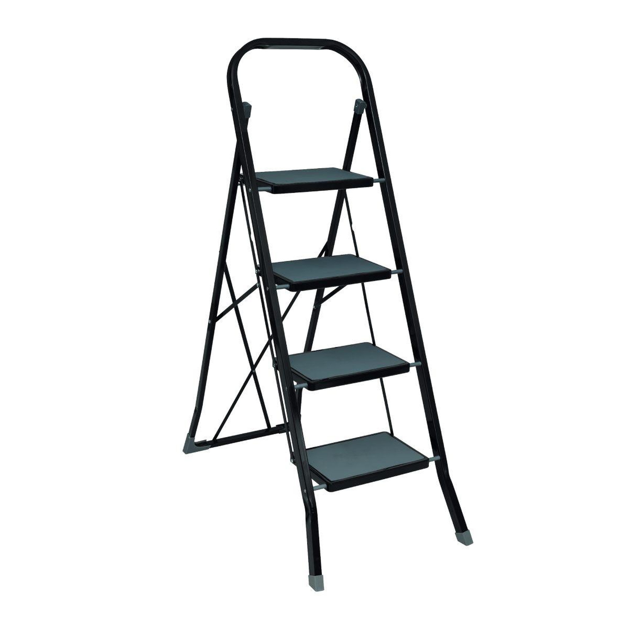 FIVE Escabeau 4 marches  pliant  124cm noir