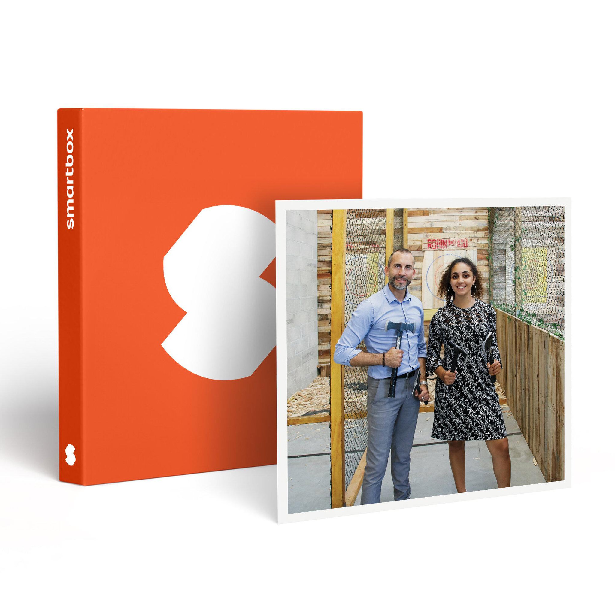 Smartbox Session de lancer de haches d'1h près de paris pour 2 - coffret cadeau sport & aventure