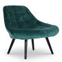 Voir la diapositive 1 : Paris Prix Fauteuil Scandinave en Velours  Johan  102cm Vert