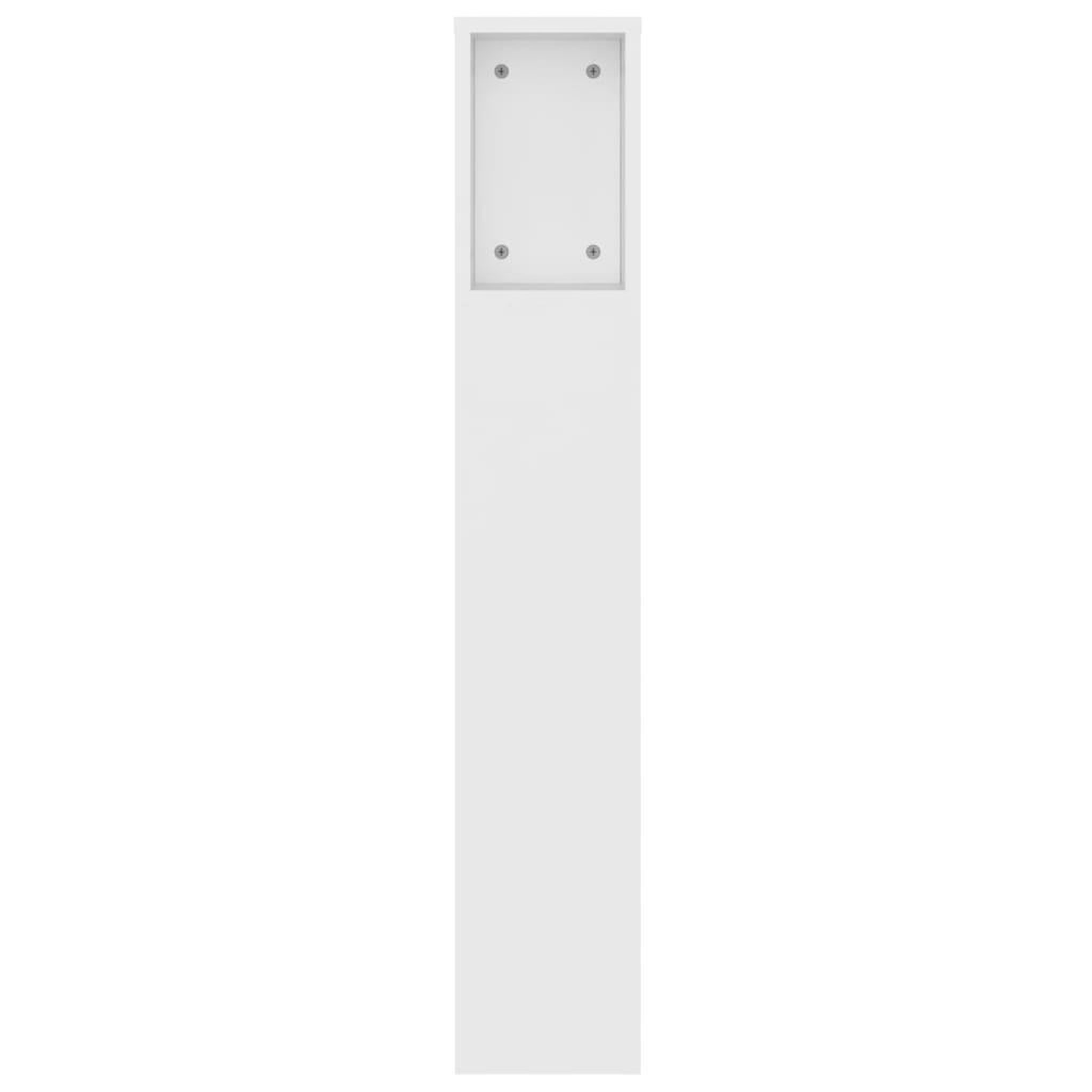 Voir la diapositive 4 : VIDAXL Armoire de tete de lit Blanc 140x18,5x104,5 cm