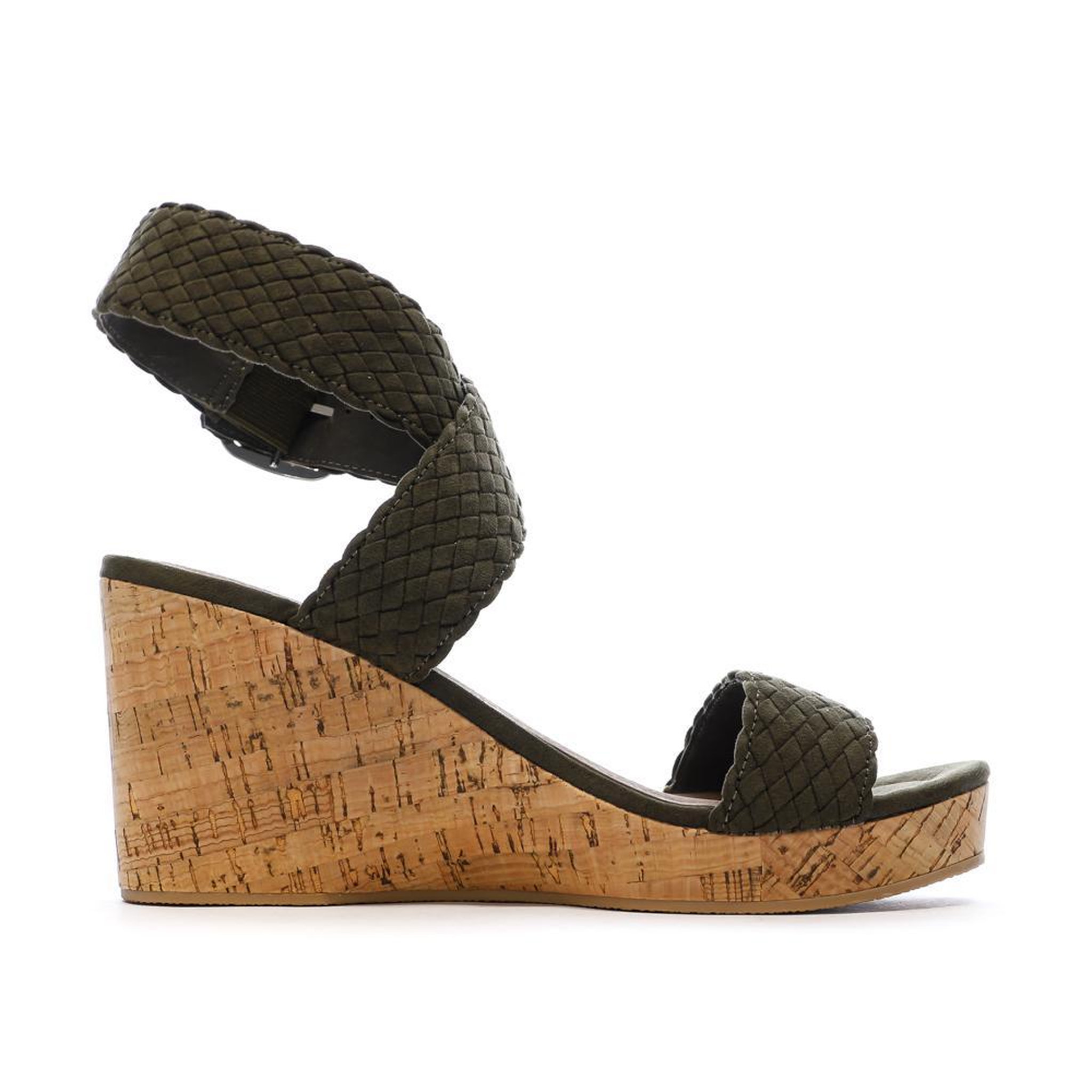 Voir la diapositive 2 : CHATTAWAK Sandales Kaki Femme Chattawak Summer KIRA