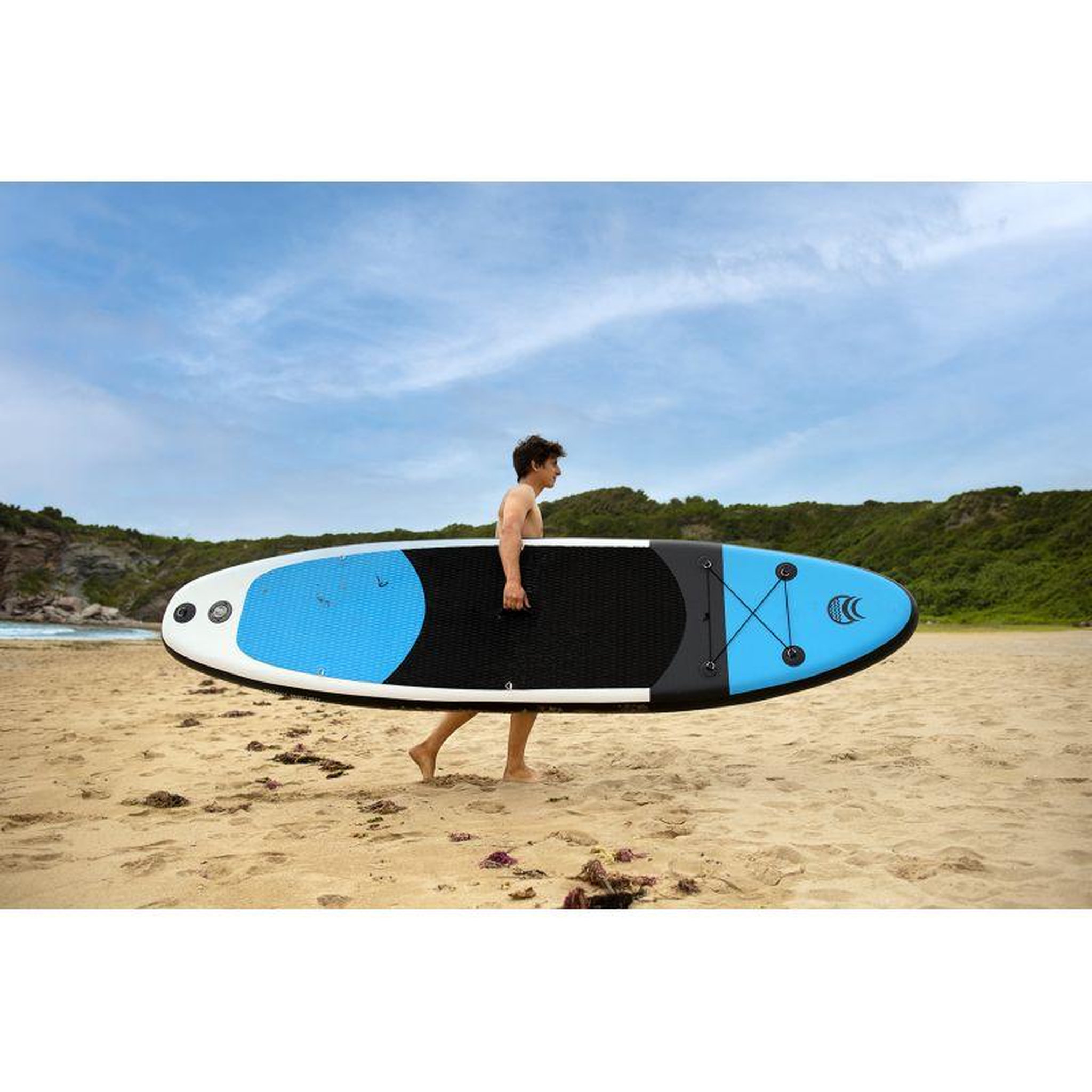 Voir la diapositive 2 : ADRENALIN Paddle Gonflable URA 10' 30'' 5'' (305x76x13cm) avec Pompe, Pagaie, Leash et Sac de Transport