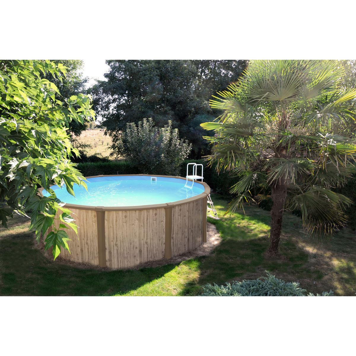 SUNBAY Piscine acier FREEDOM décor bois