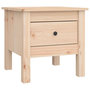 Voir la diapositive 2 : VIDAXL Table d'appoint 40x40x39 cm Bois massif de pin
