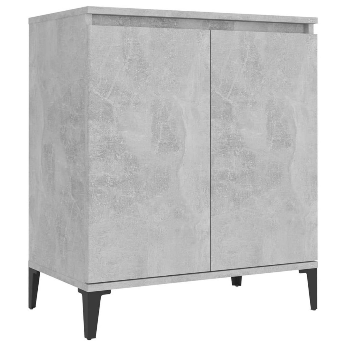 VIDAXL Buffet gris beton 60x35x70 cm bois d'ingenierie