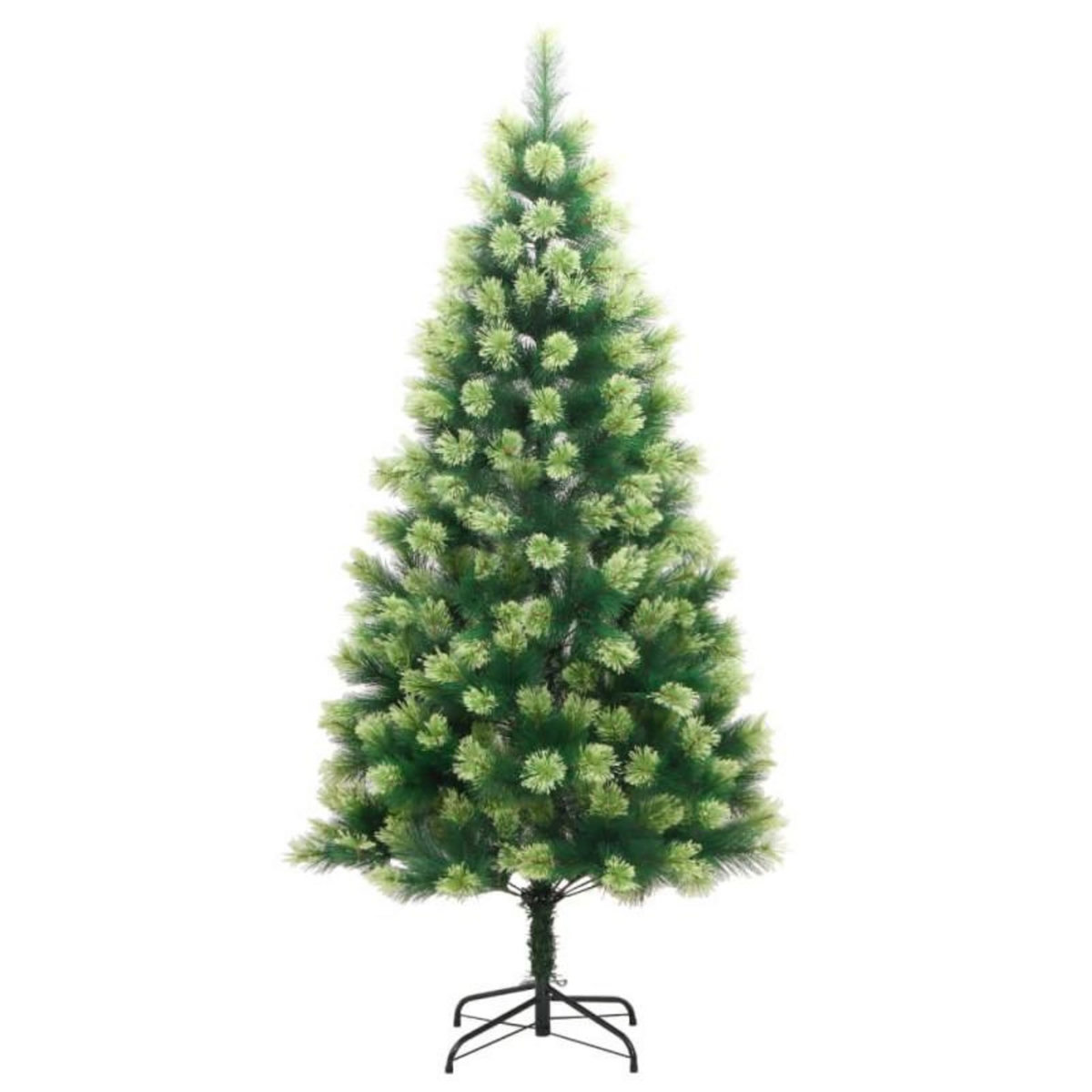 VIDAXL Sapin de Noël artificiel à charnières avec support 180 cm