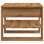 Voir la diapositive 5 : VIDAXL Table basse chene artisanal 55,5x55x45 cm bois d'ingenierie