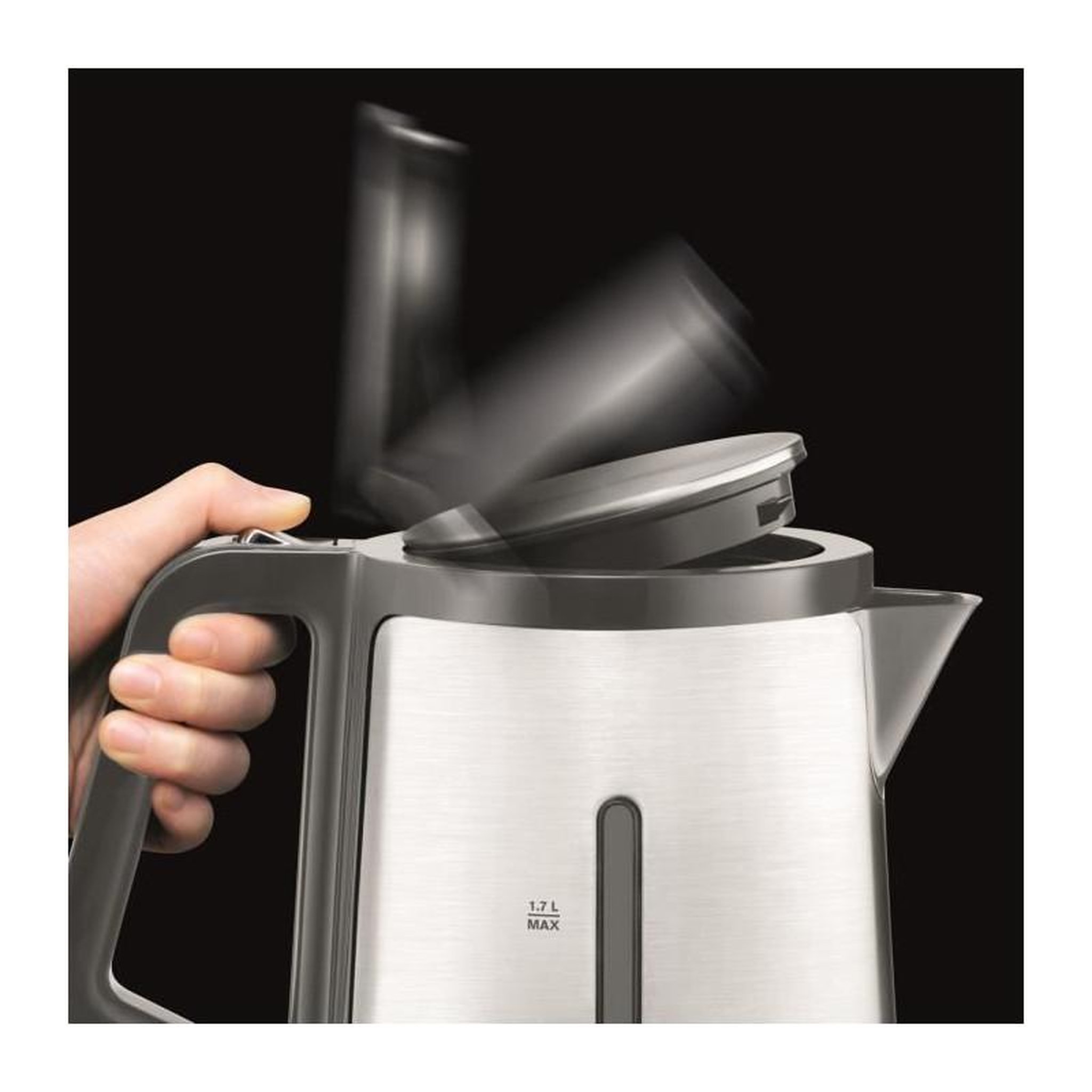 Voir la diapositive 3 : KRUPS KRUPS BW442D10 Control Line Bouilloire electrique sans fil inox, 2400 W, Capacite 7 L, Ouverture assistee du couvercle
