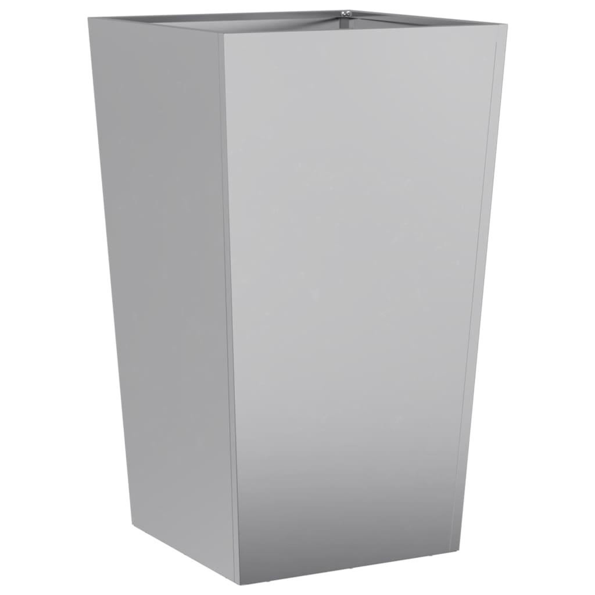 Voir la diapositive 5 : VIDAXL Jardinieres 2 pcs 45x45x75 cm acier galvanise