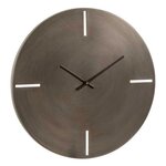 Paris Prix Horloge Murale en Métal Design  Mat  76cm Gris