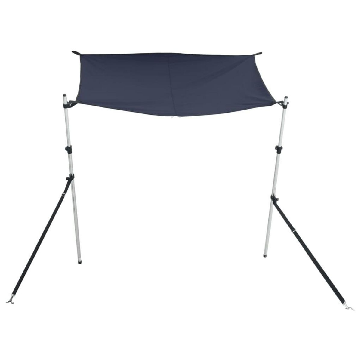 VIDAXL Extension d'ombrage T-Top bleu 170x170x(115-183) cm