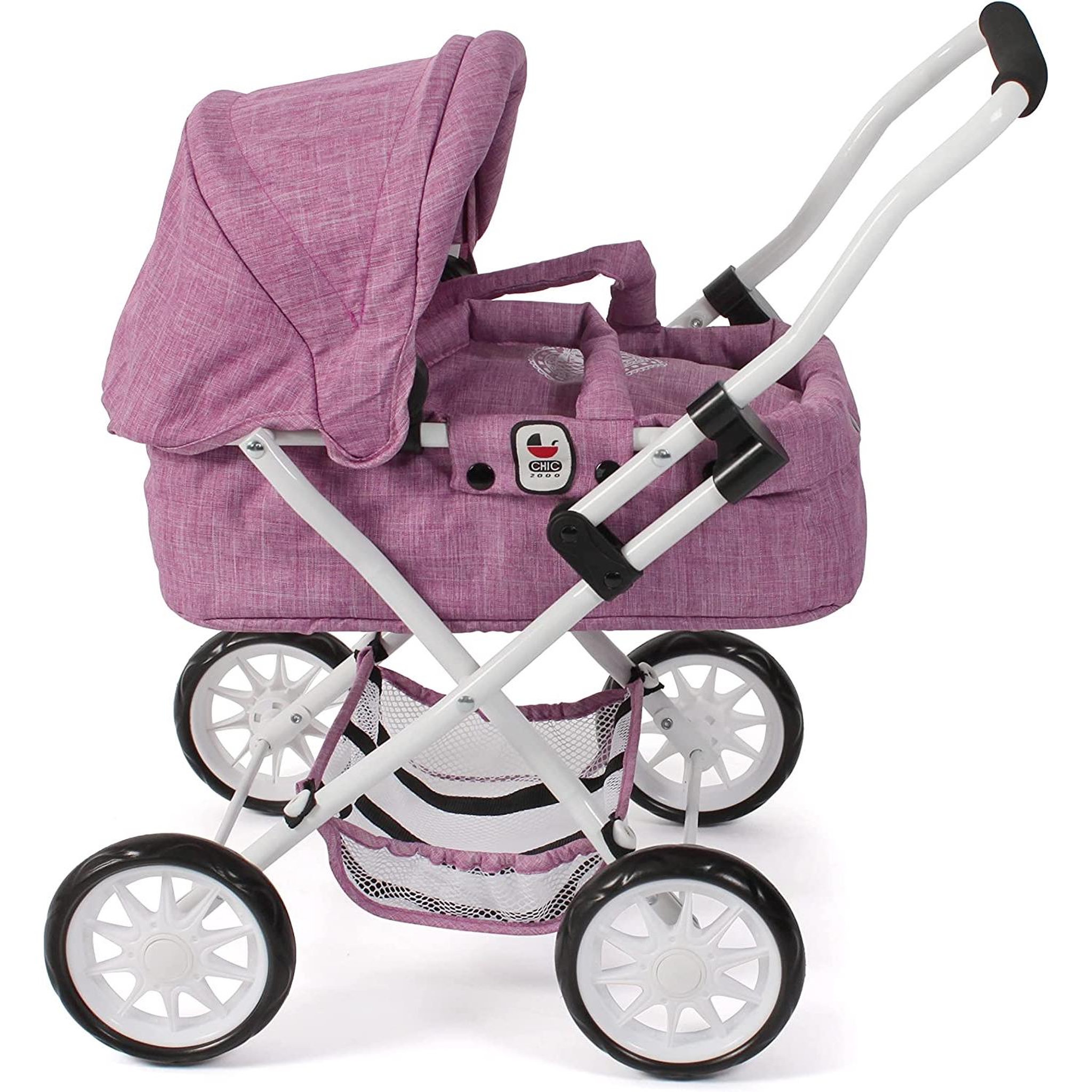 Voir la diapositive 2 : BAYER CHIC 2000 Landau pour poupée SMARTY Jean rose