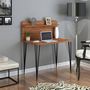 Voir la diapositive 3 : Paris Prix Bureau avec Étagère Design  Segma  115cm Noisette