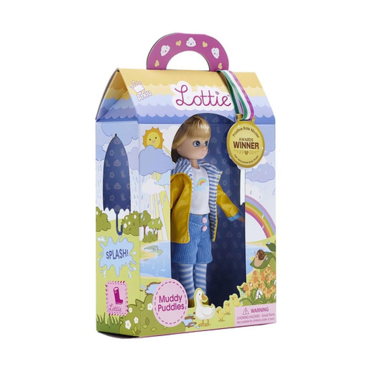 BIGJIGS Poupee Lottie Muddy Puddles  and  Superhero Clothes