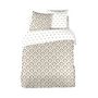 Voir la diapositive 2 : Parure housse de couette en coton 65 fils FAZ