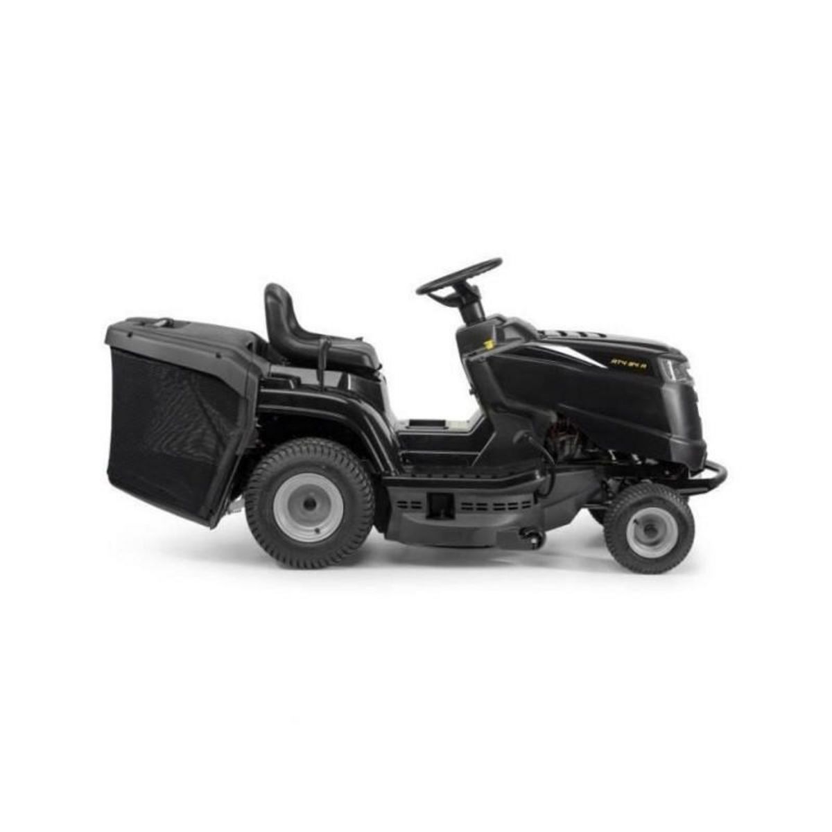 Alpina Tondeuse autoportée thermique de 352 cm³ - AT4 84A - jusqu'à 3000 m² - largeur coupe 84 cm - obturateur inclus - noire