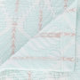 Voir la diapositive 2 : ATMOSPHERA Dessus de Lit Jacquard  Wild Romance  240x260cm Bleu Clair