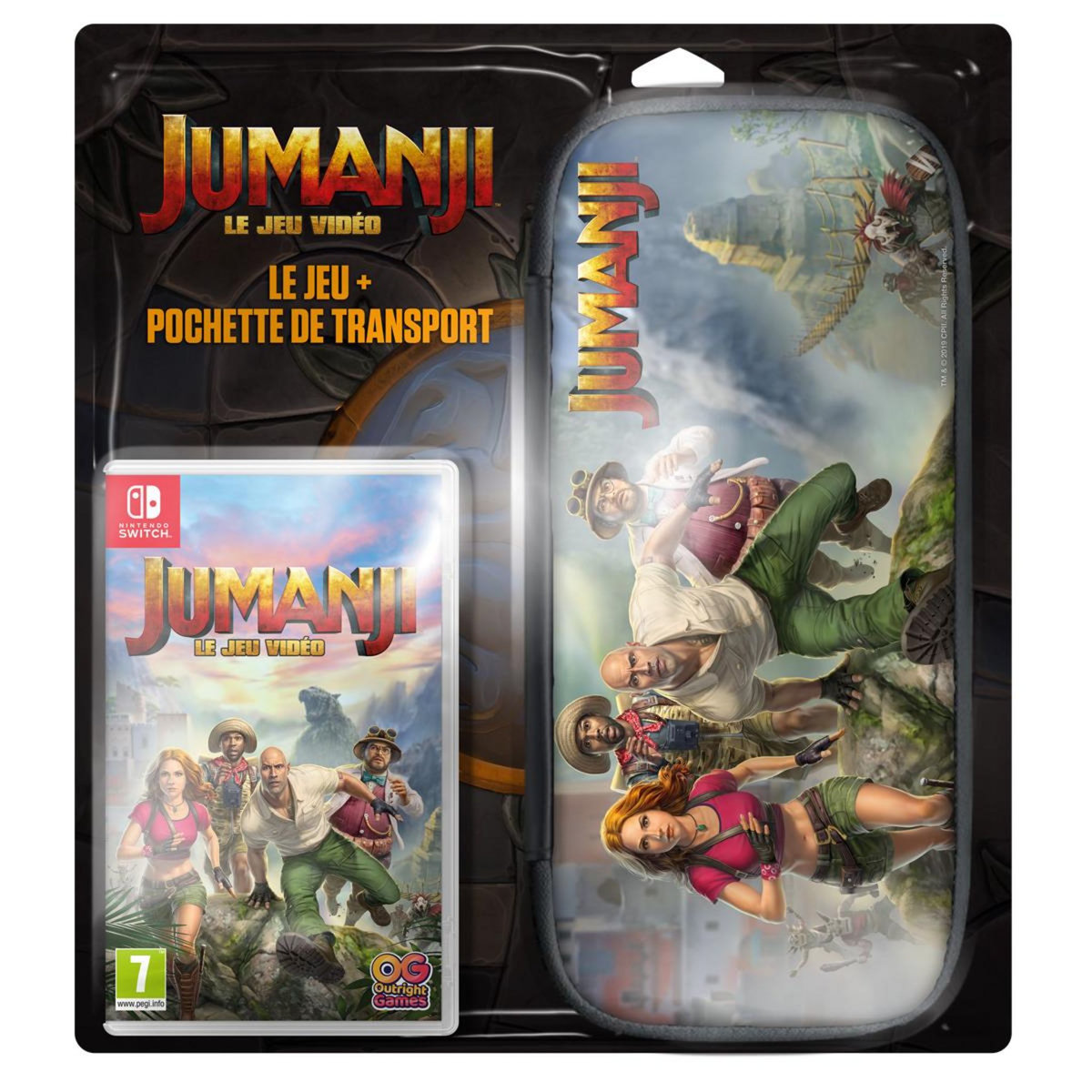 Jumanji + Pochette de transport Nintendo Switch