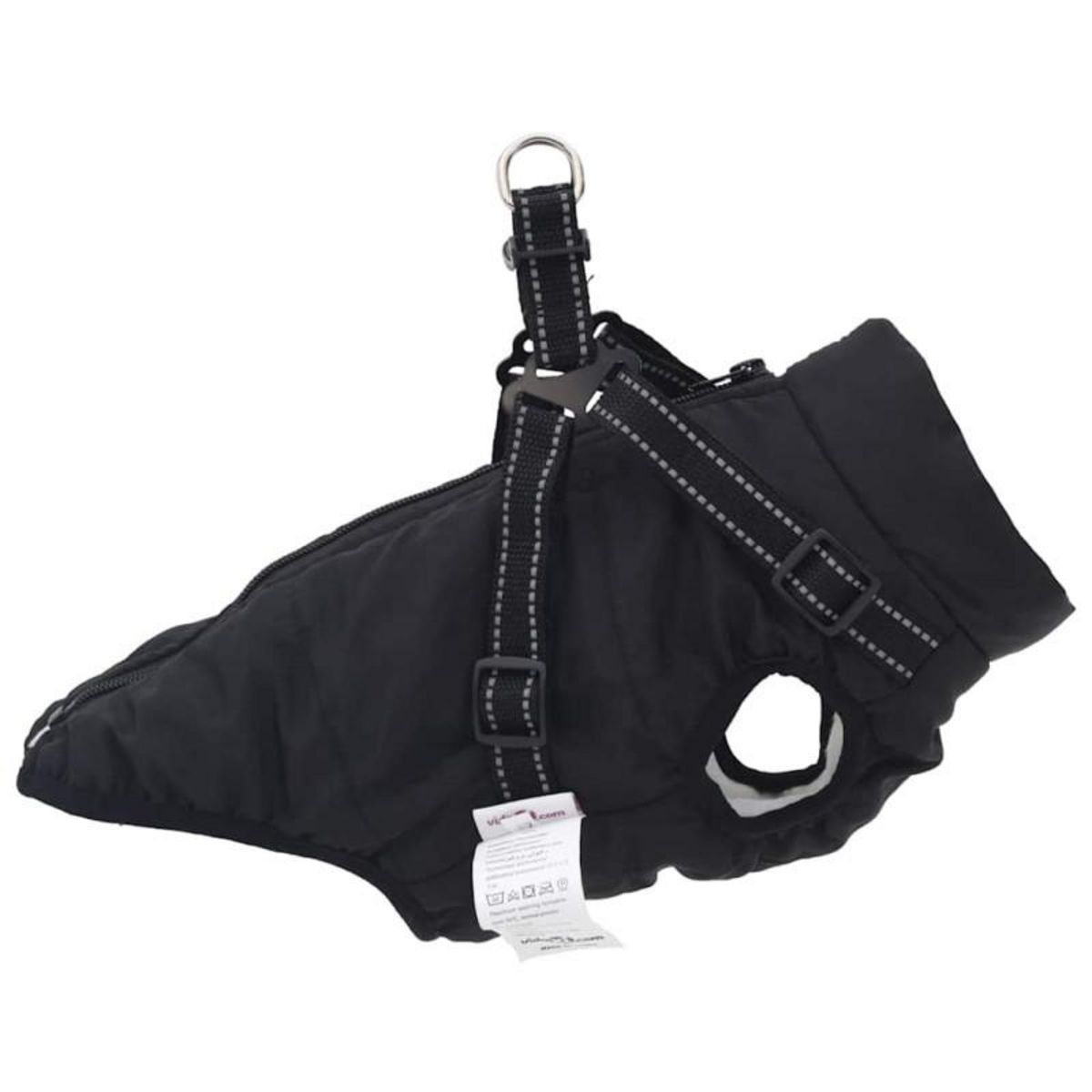 VIDAXL Manteau pour chiens avec harnais imperméable réfléchissant L36