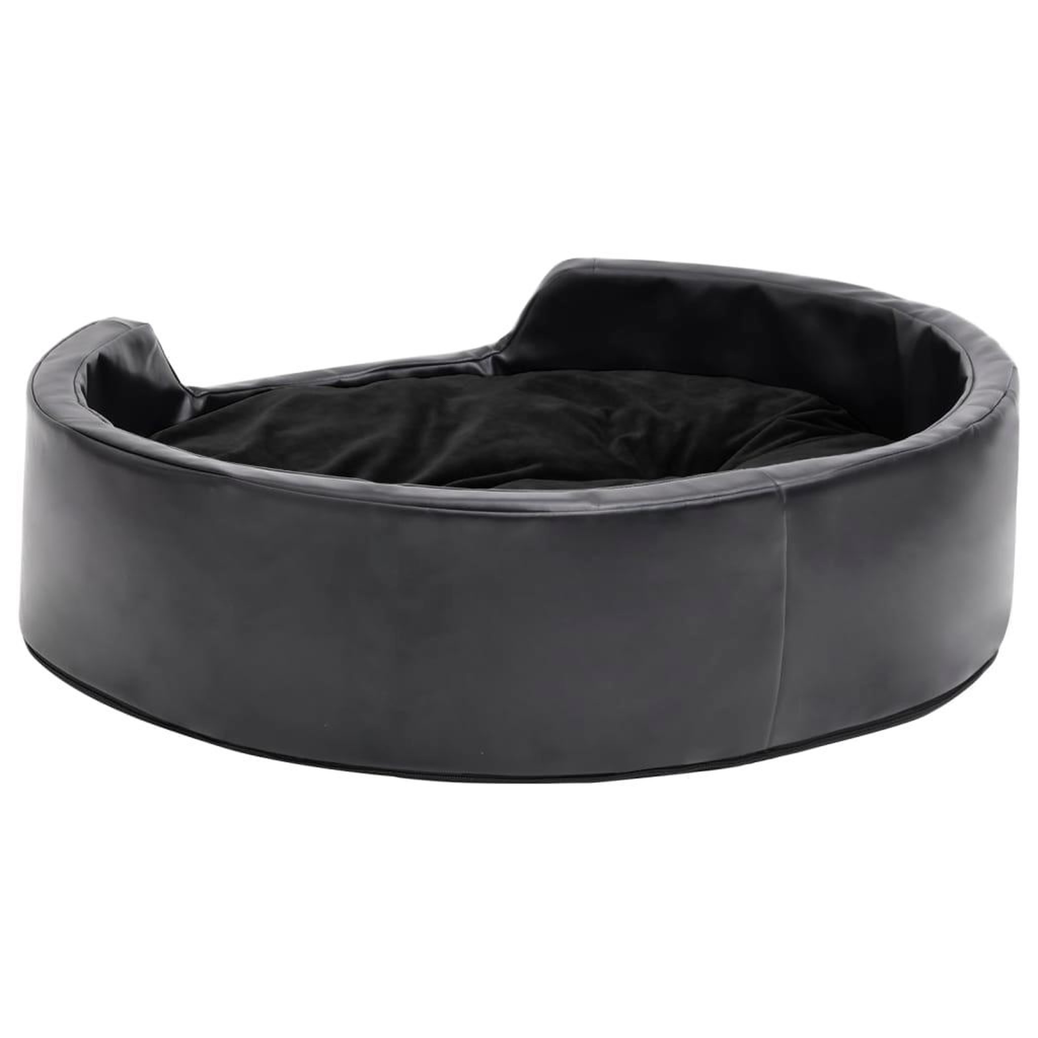 Voir la diapositive 5 : VIDAXL Lit pour chiens Noir 69x59x19 cm Peluche et similicuir