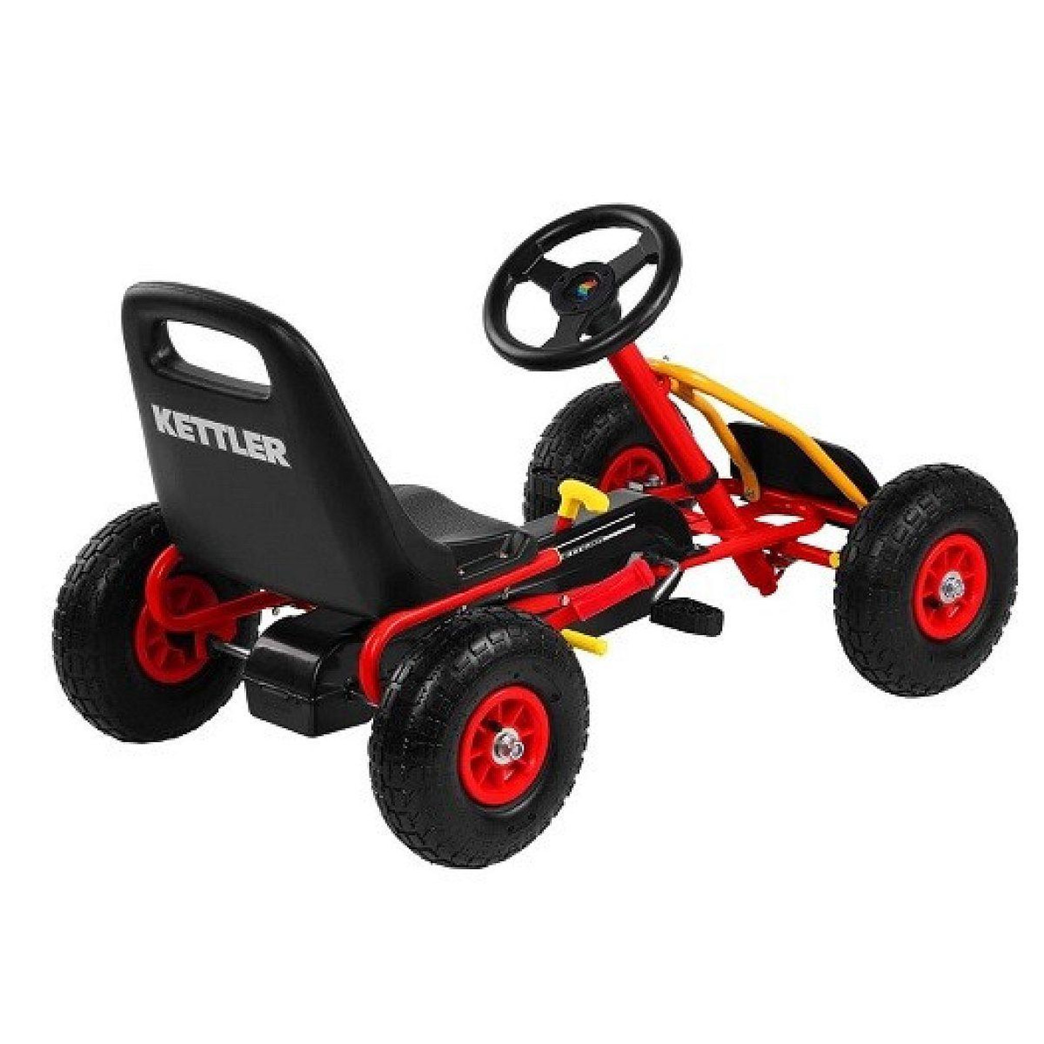 Voir la diapositive 3 : Kettler Kart à pédales retro rouge