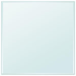 VIDAXL Dessus de table carre en verre trempe 800 x 800 mm