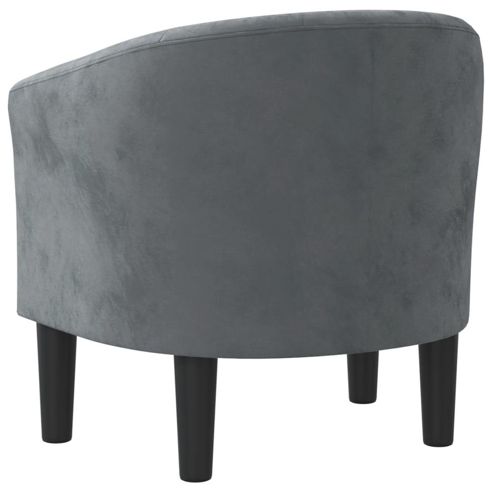Voir la diapositive 5 : VIDAXL Chaise cabriolet gris fonce velours