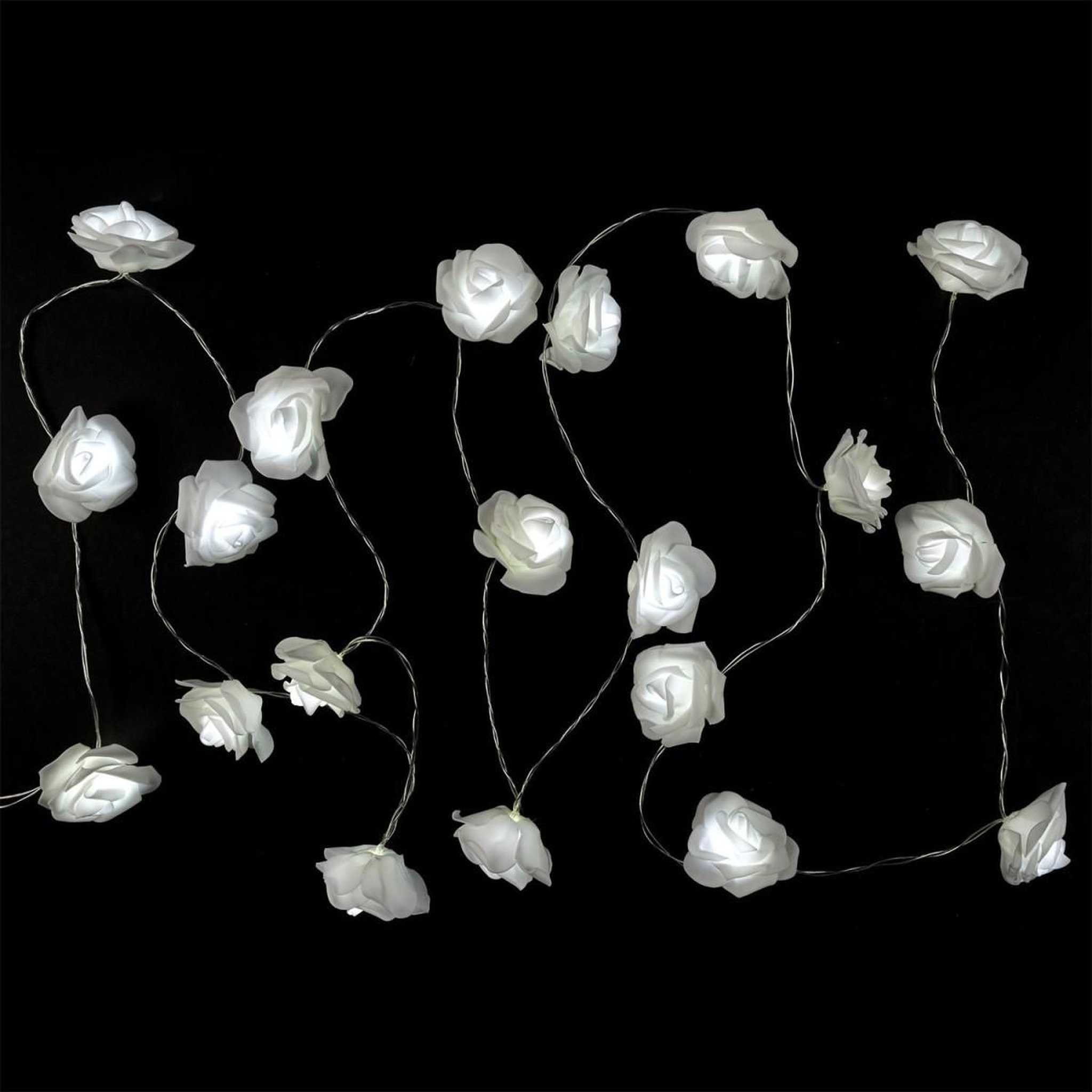 Voir la diapositive 3 : The Home Deco Factory Guirlande lumineuse 10 led  rose  180cm blanc